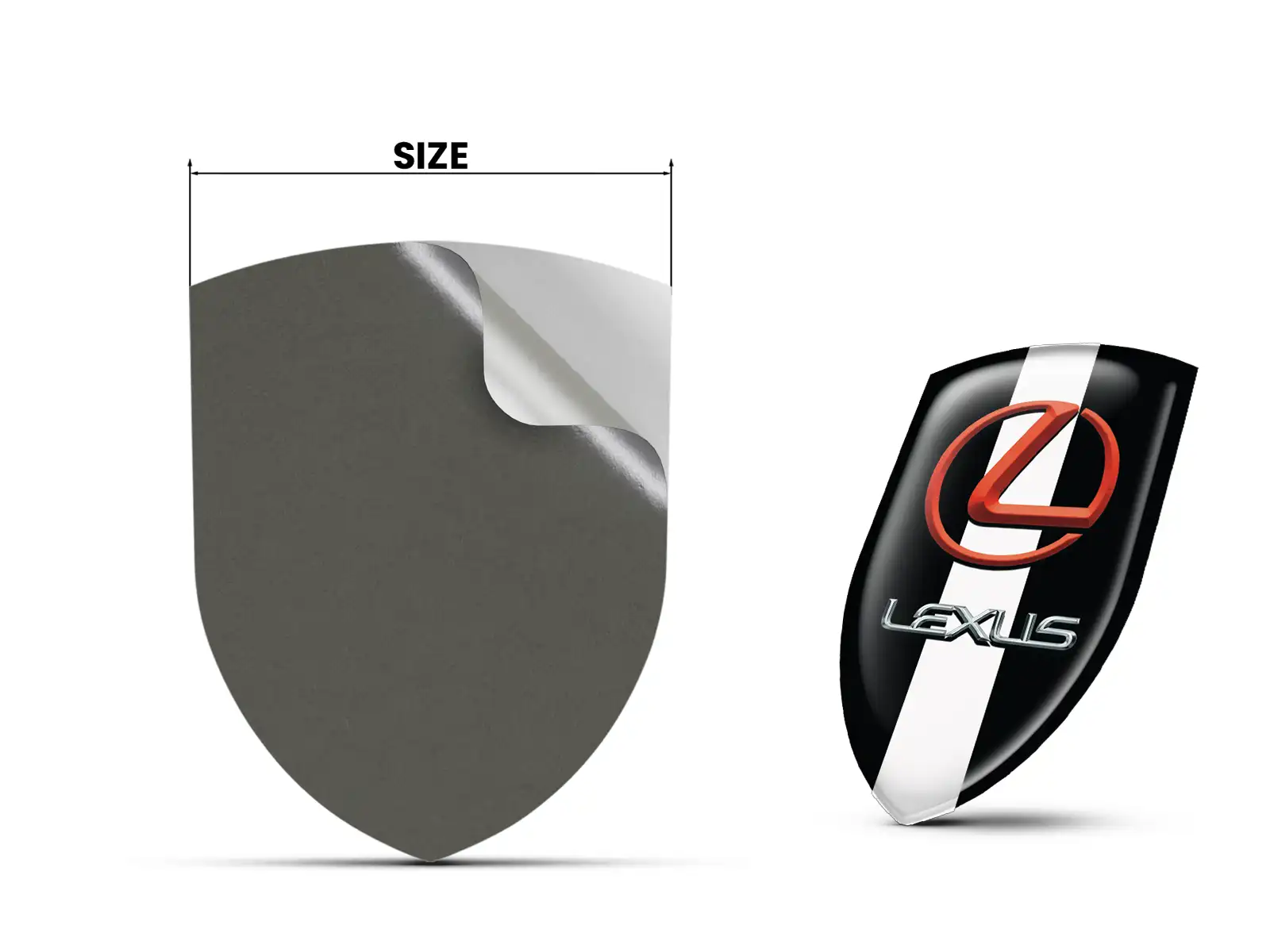 Lexus Pegatinas Auto Resistentes Estrella Estilo Profesional